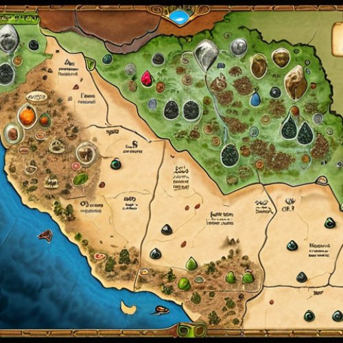 Home 11 Resource Map & Character**
*Prompt:* An Arabic-style map of Teyvat highlighting common resource locations (ores, plants, monster drops). A character like Jean or Lisa is shown planning a resource gathering route on the map. Emphasize the joy of exploration and efficient planning.
**